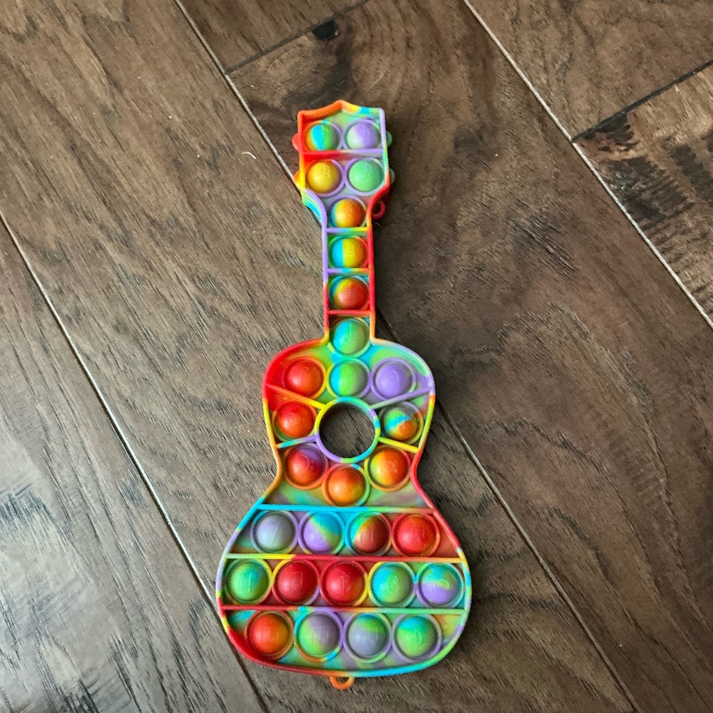 🎸 Multi-Color Guitar Pop-It